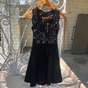 Forever 21 lace black mini dress